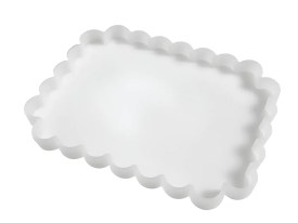 Molde silicona bandeja cuadrada con bordes 